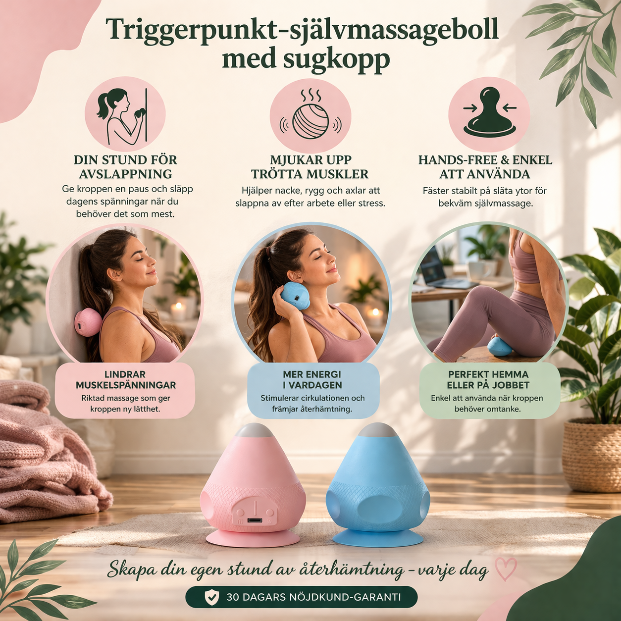 RelaxZone Massageverktyg – Befria spänningar var du än är