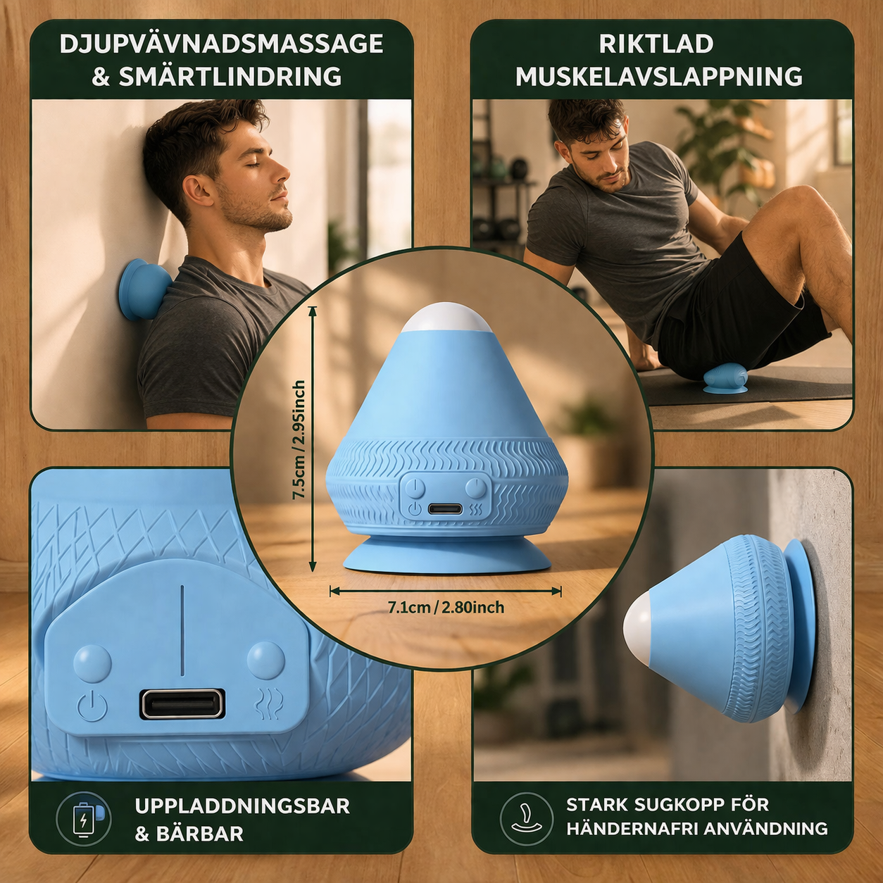 RelaxZone Massageverktyg – Befria spänningar var du än är